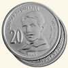 Зос на 20 динаров 2006 году (с Николой Теслой)